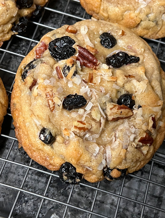 Holy Trinity (Blueberry, Coconut, Pecan) 3 cookies