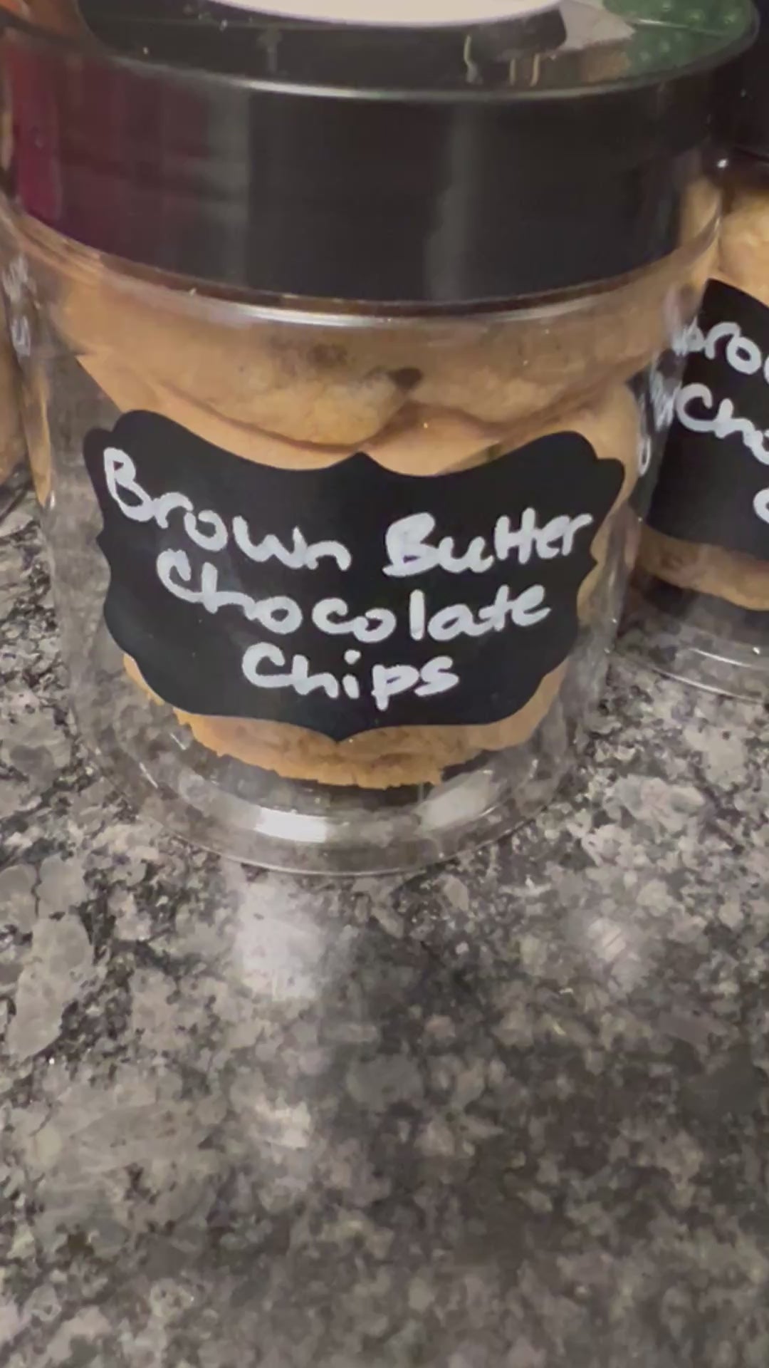 Brown Butter Chocolate Chips in a Jar